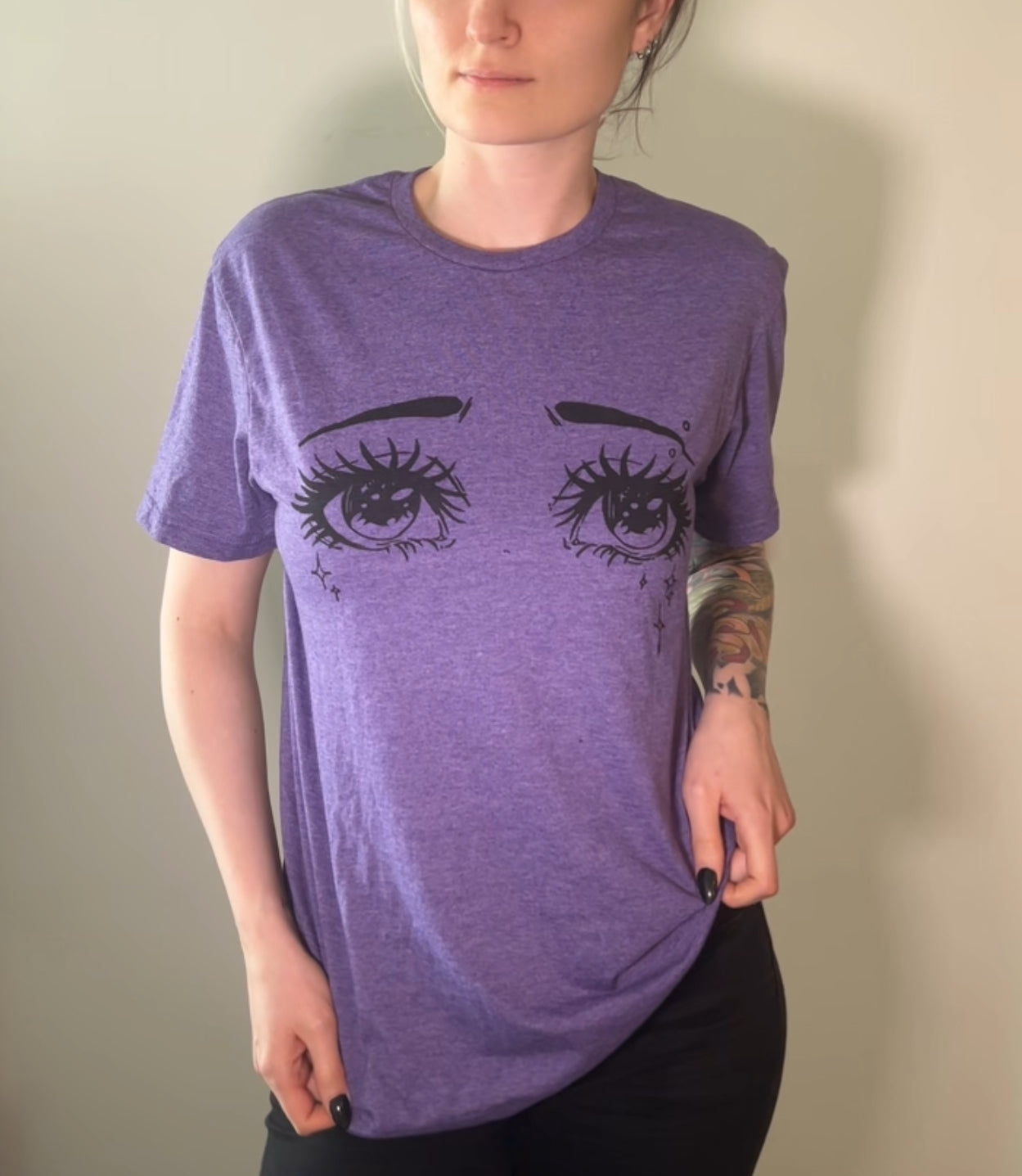 Sad Girl Eyes T-Shirt (Made to Order)