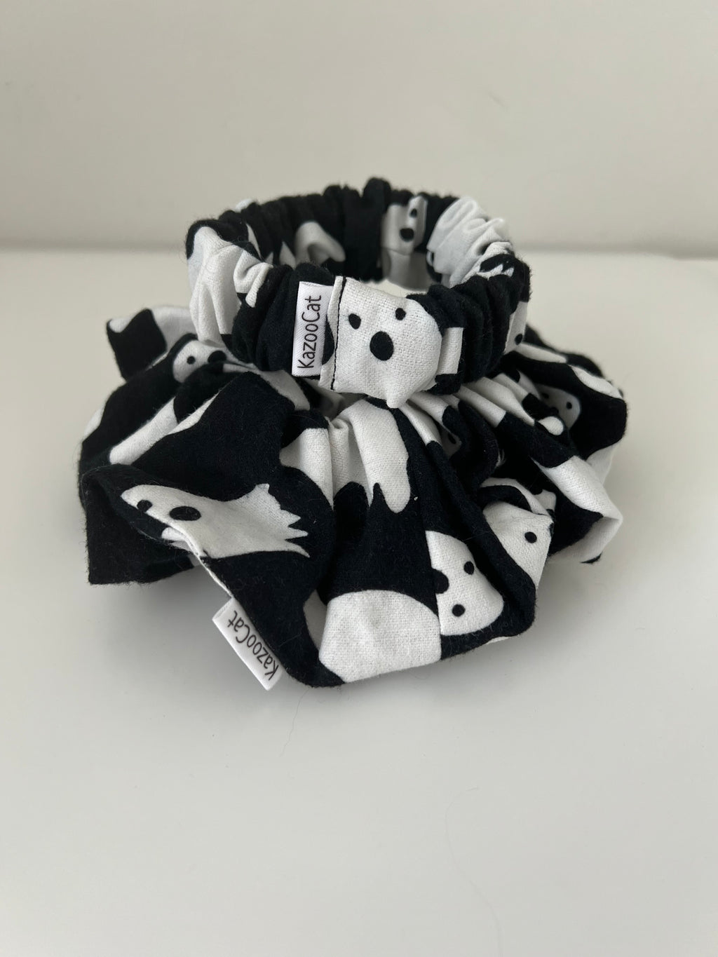 Glow-in-the-Dark Ghosts Scrunchie