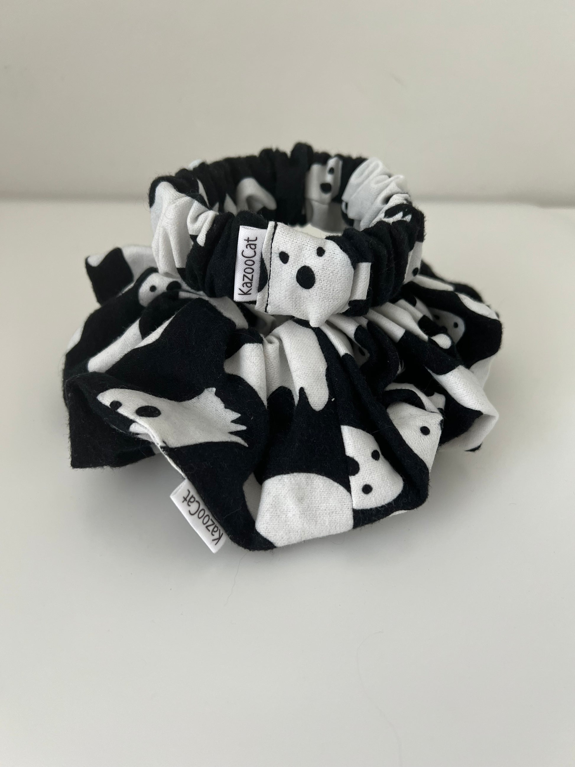 Glow-in-the-Dark Ghosts Scrunchie