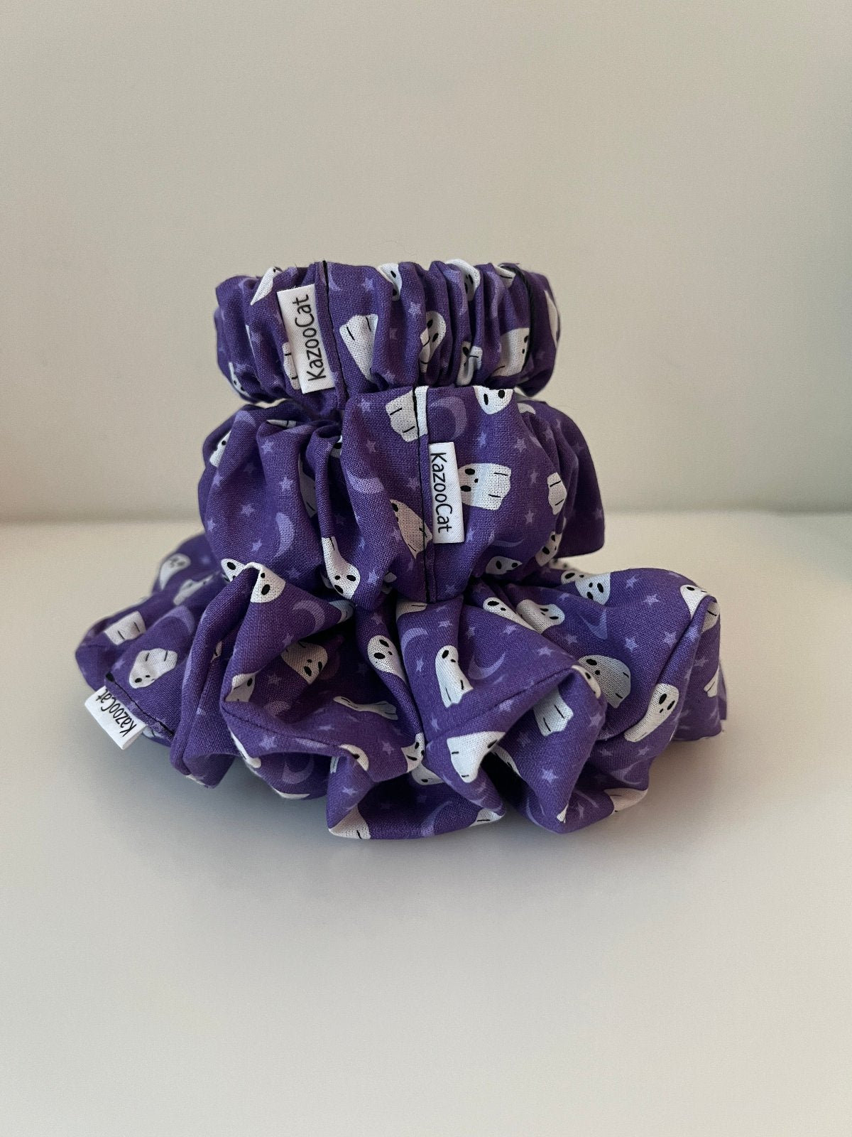 Purple Ghost Scrunchie