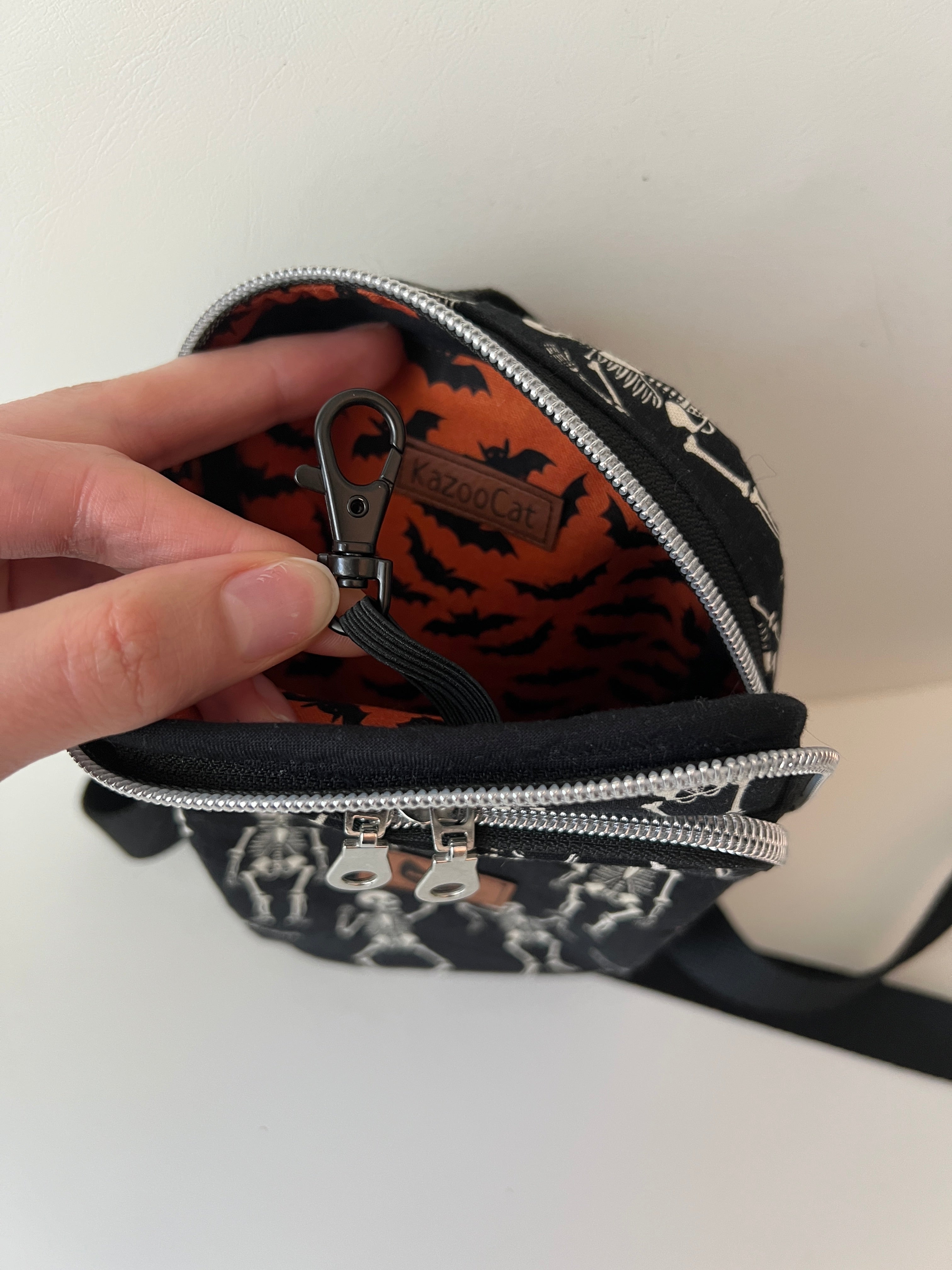 Dancing Skeleton Crossbody Bag