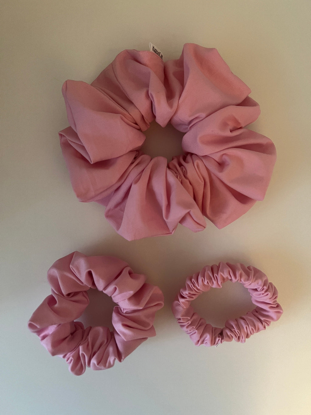 Solid Pink Scrunchie