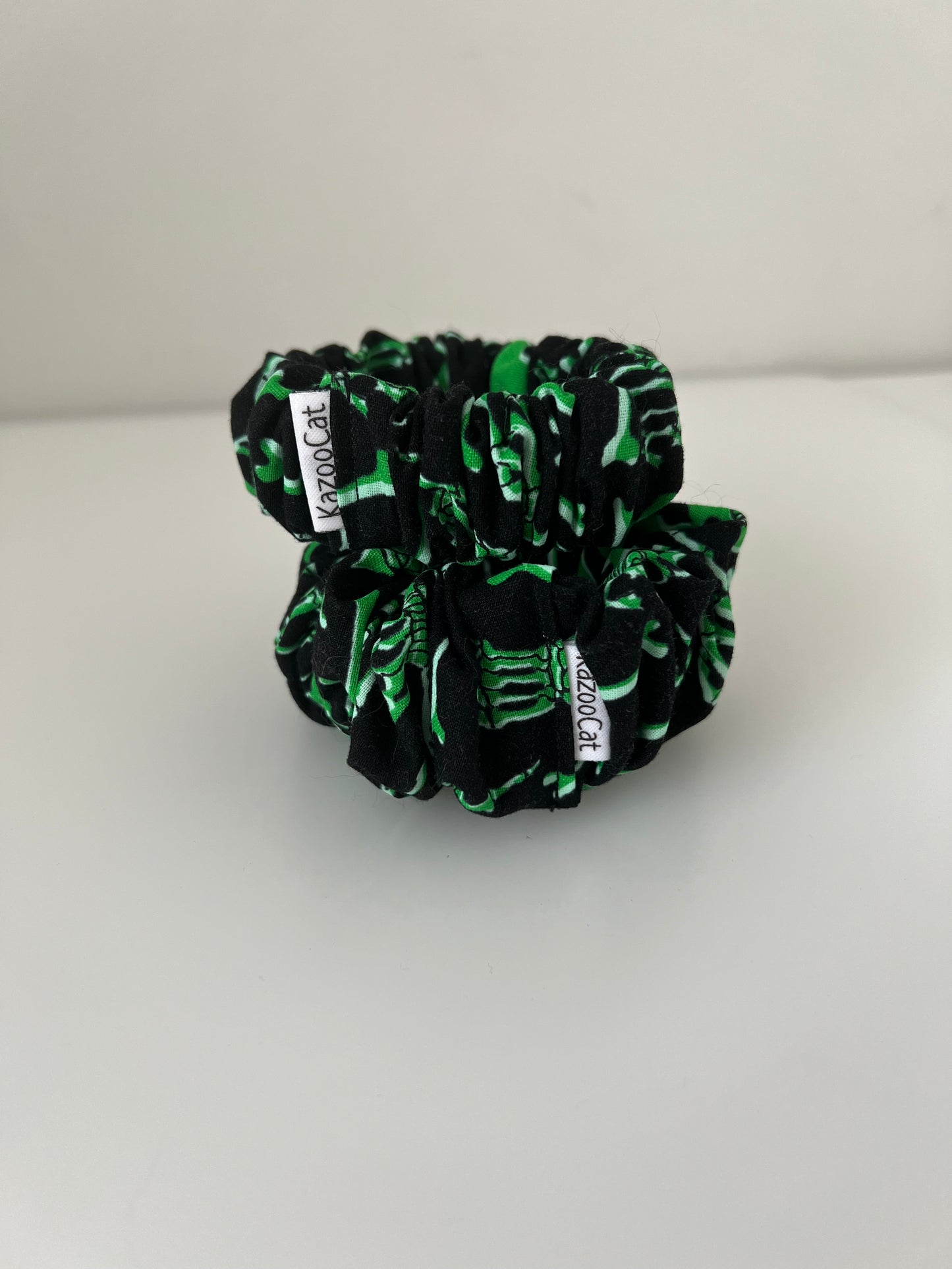 Glow-in-the-Dark Skeletons Scrunchie
