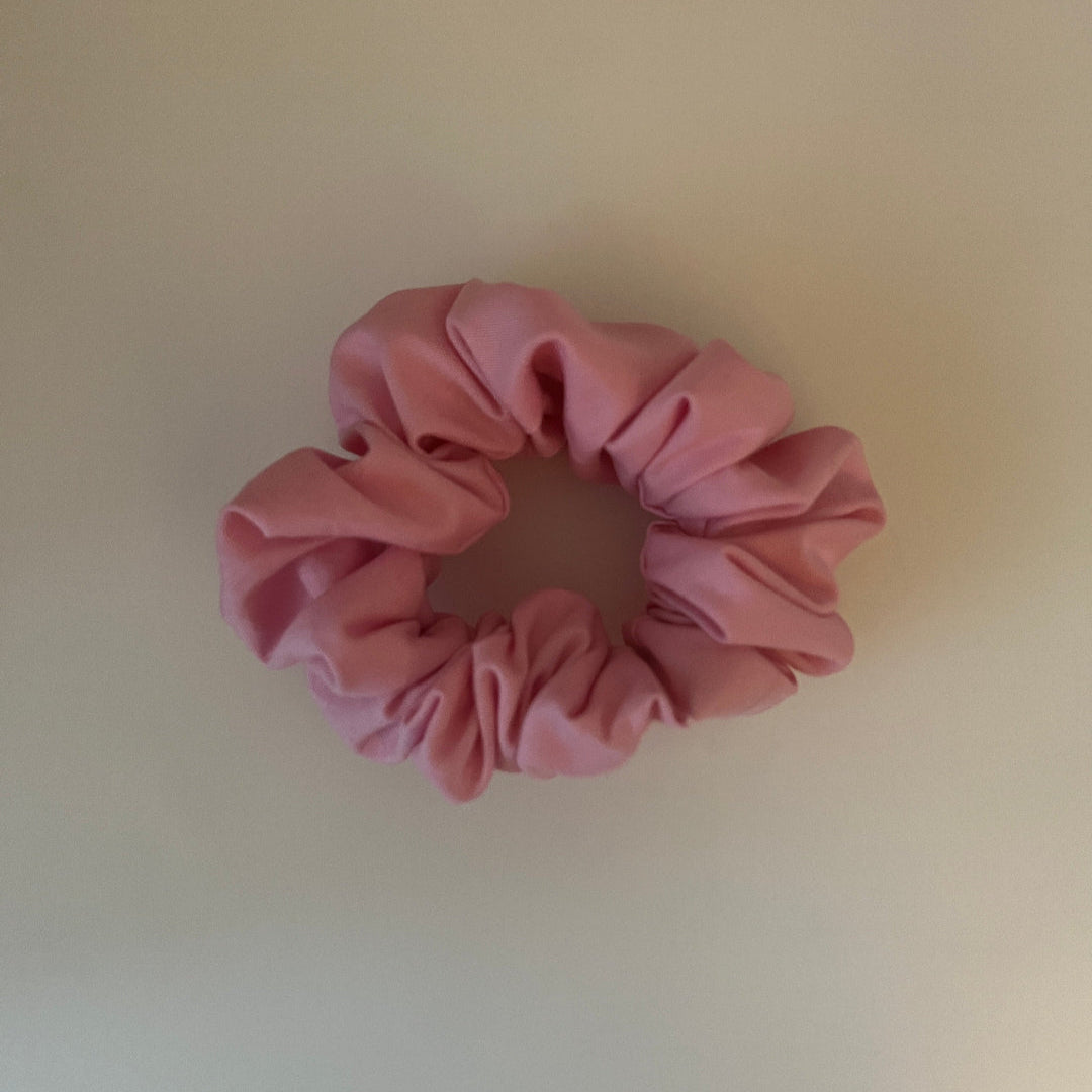 Solid Pink Scrunchie