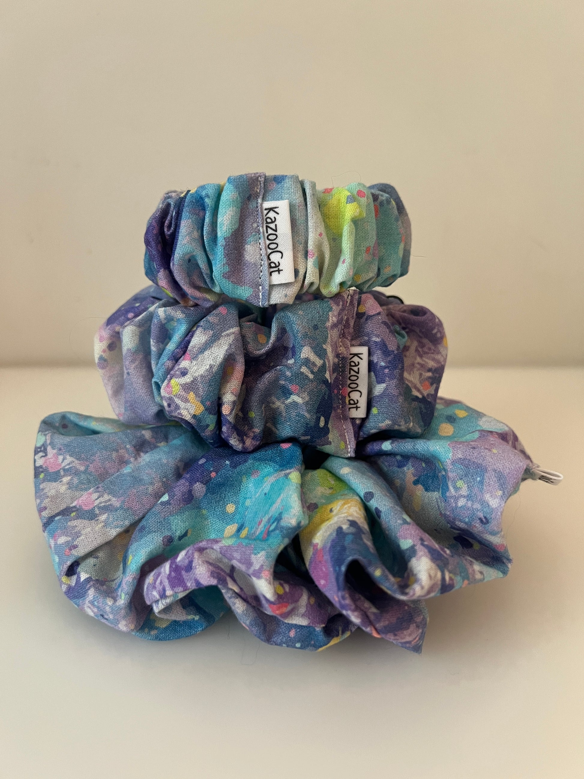 Splatter Graffiti Scrunchie