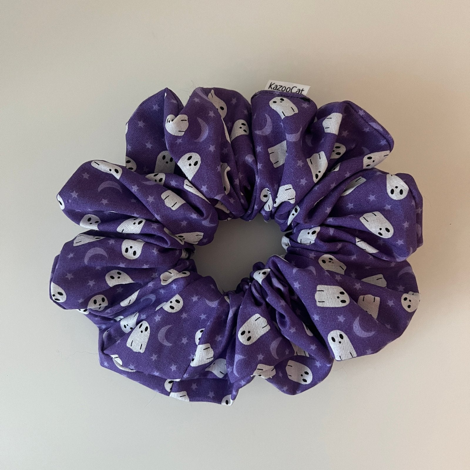 Purple Ghost Scrunchie
