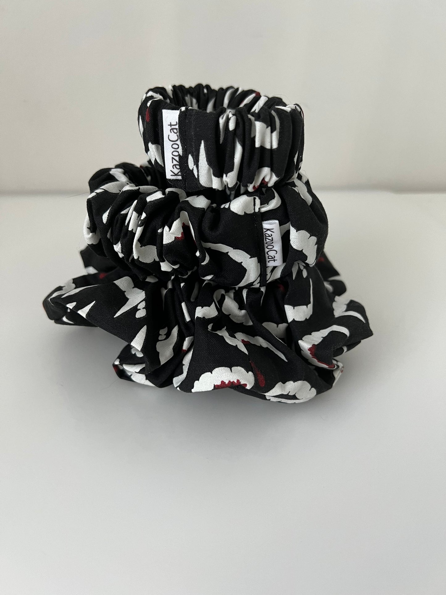 Glow-in-the-Dark Vampire Teeth Scrunchie