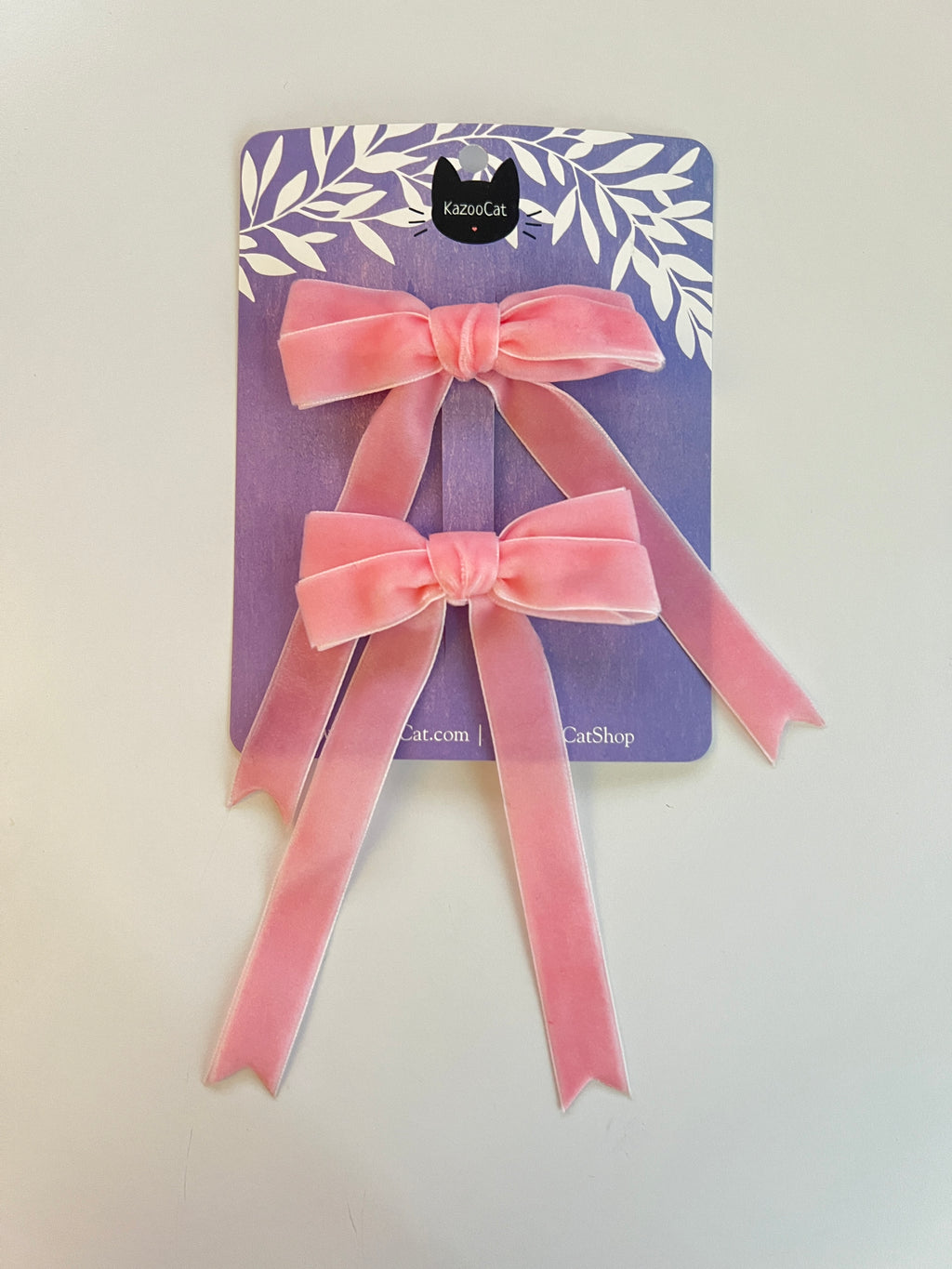 Velvet Ribbon Hair Bows
