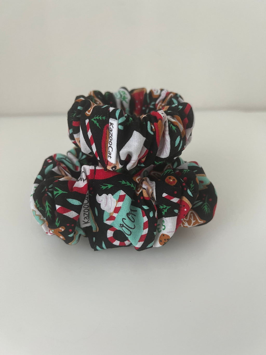 Santa Cookies Scrunchie