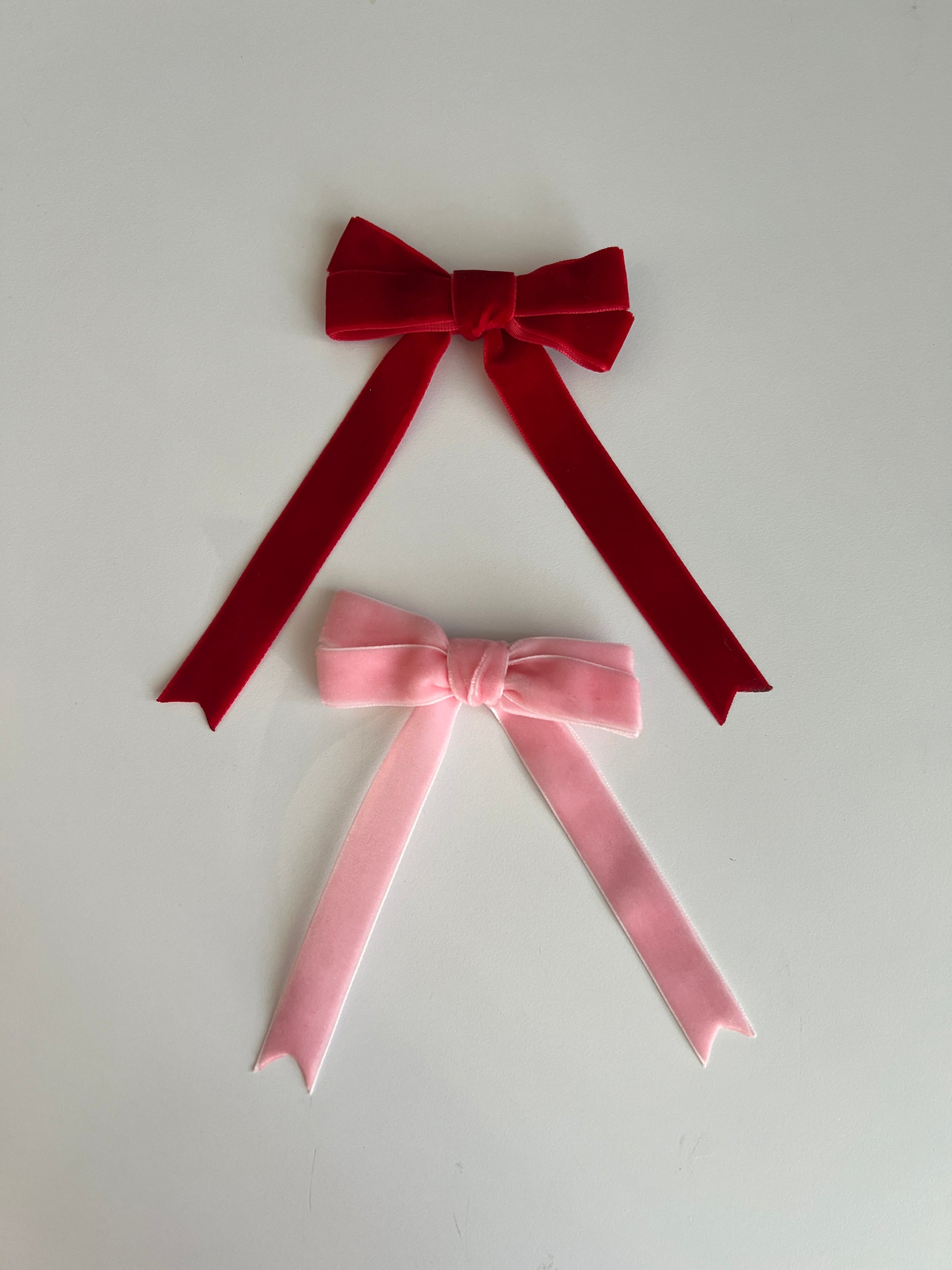 Velvet Ribbon Hair Bows