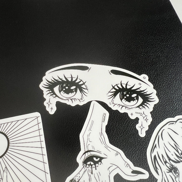 black clipboard with this sticker on it