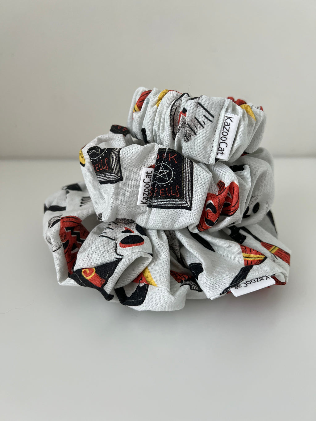 Spooky Vintage Icons Scrunchie