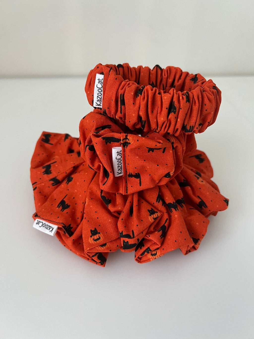 Pumpkin Kittens Scrunchie