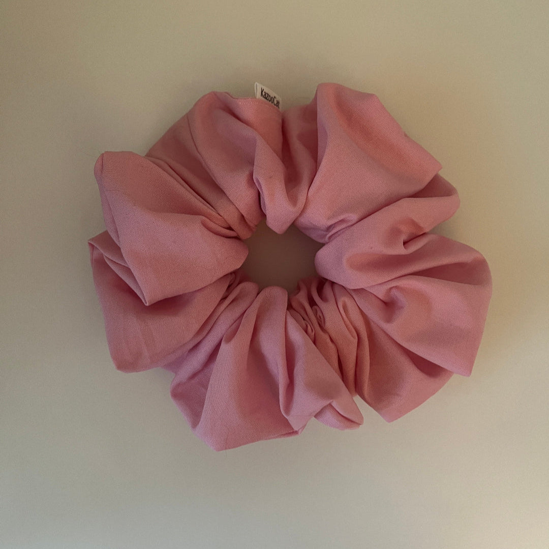 Solid Pink Scrunchie