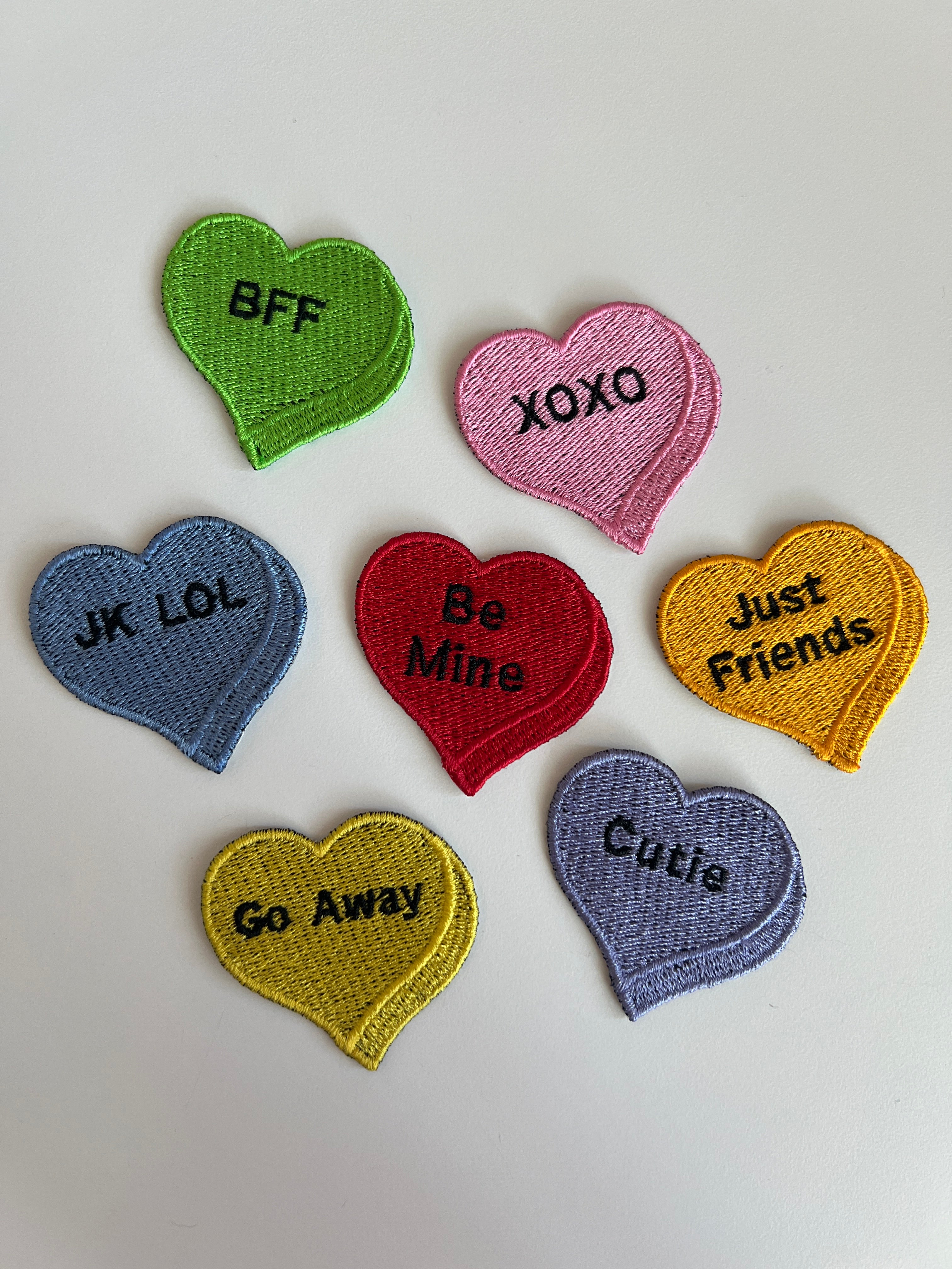 Candy Heart Patches