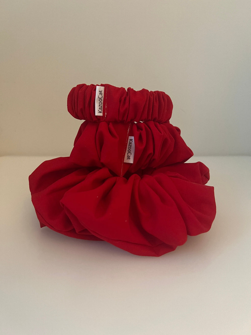 Solid Red Scrunchie