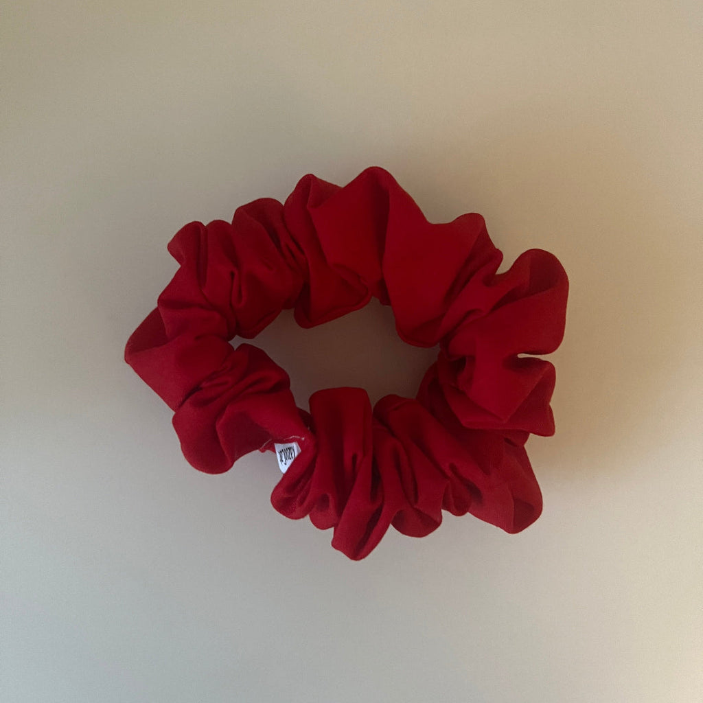 Solid Red Scrunchie