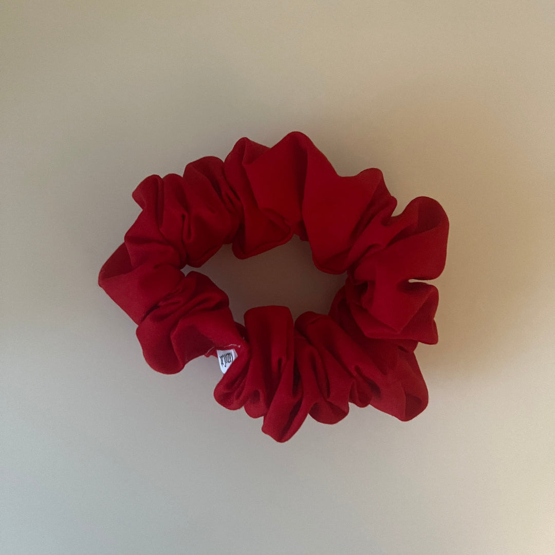 Solid Red Scrunchie