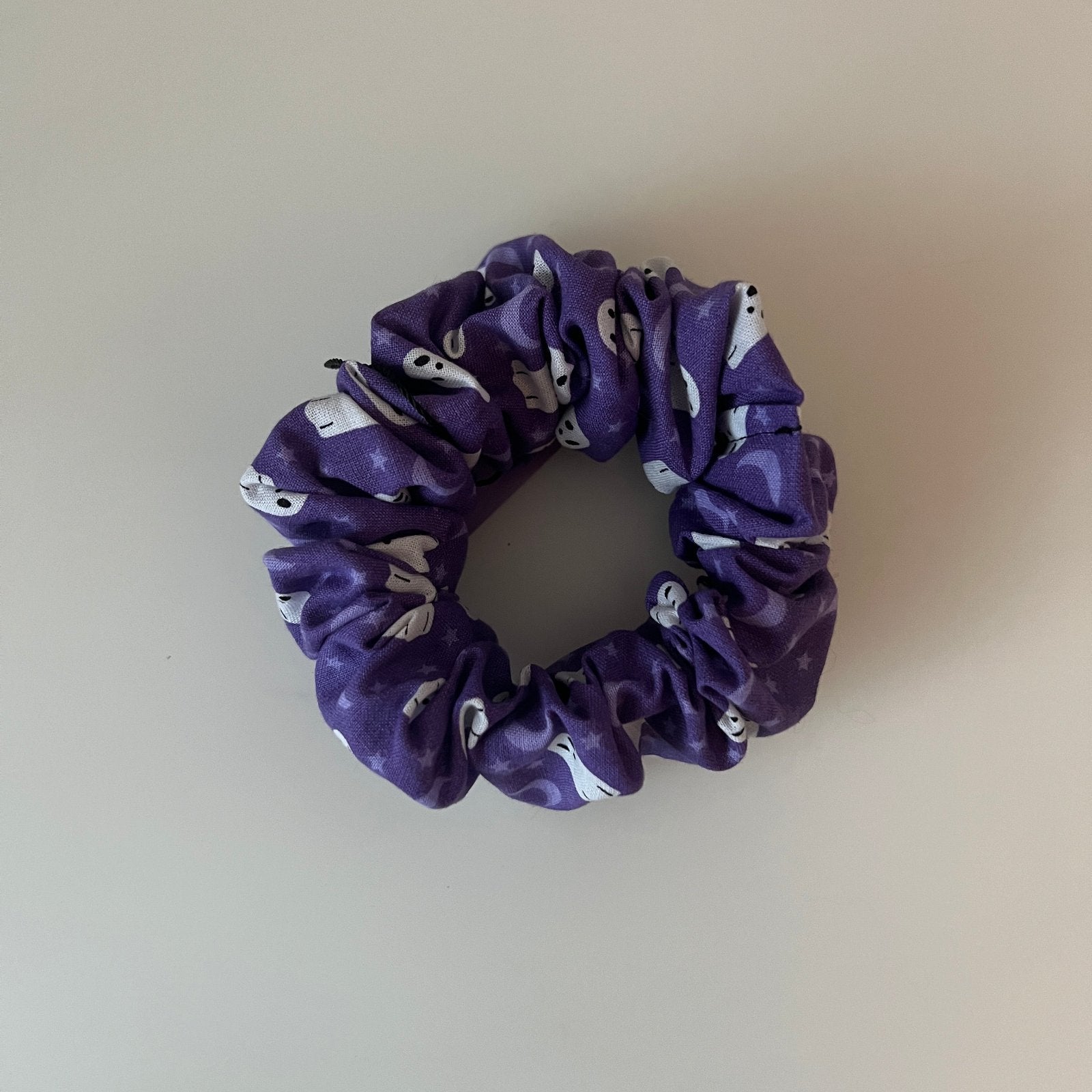 Purple Ghost Scrunchie
