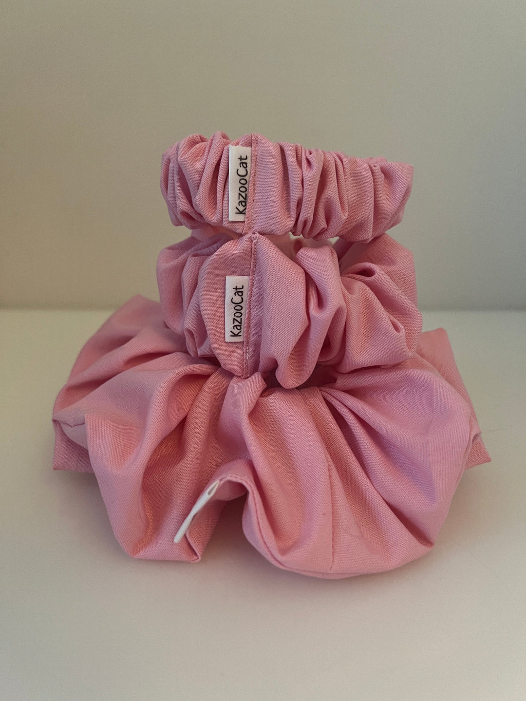 Solid Pink Scrunchie