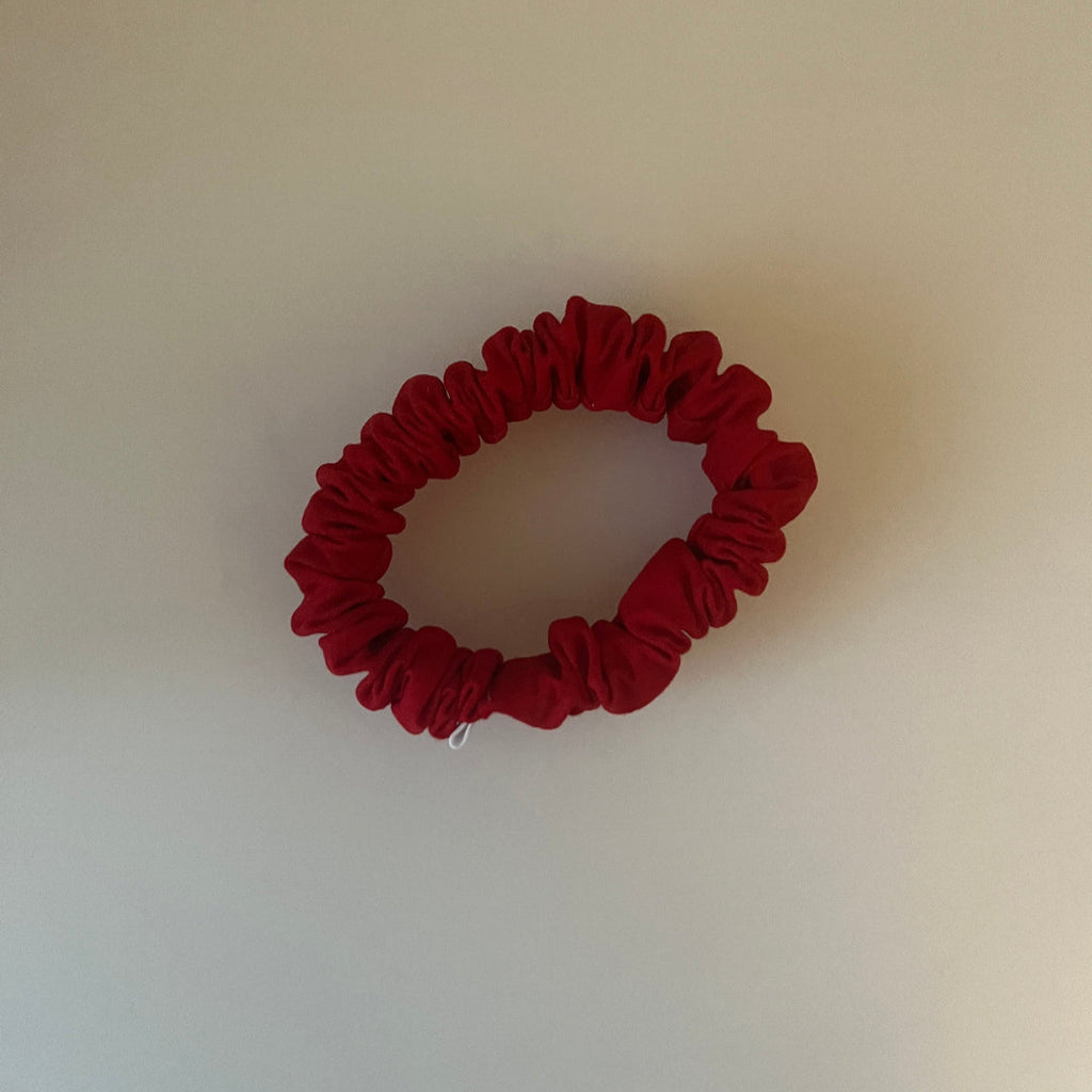 Solid Red Scrunchie