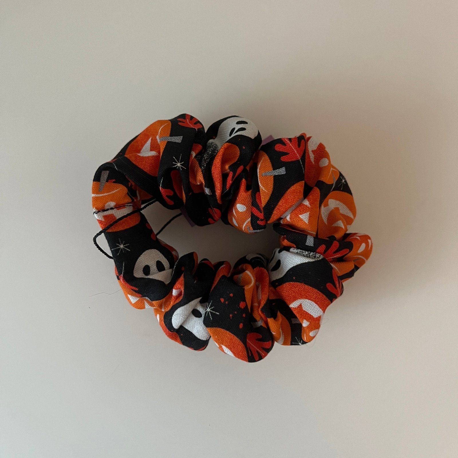 Jack-O-Lantern Scrunchie