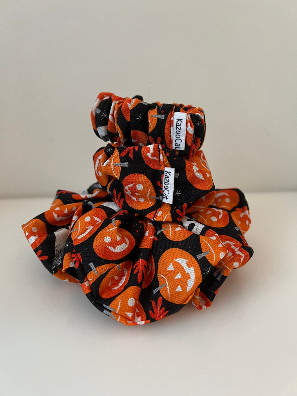 Jack-O-Lantern Scrunchie