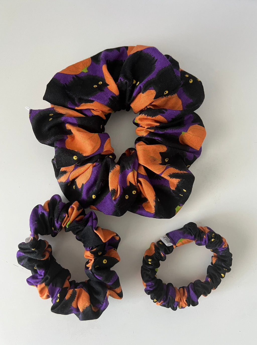 Pumpkin Patch Cats Scrunchie