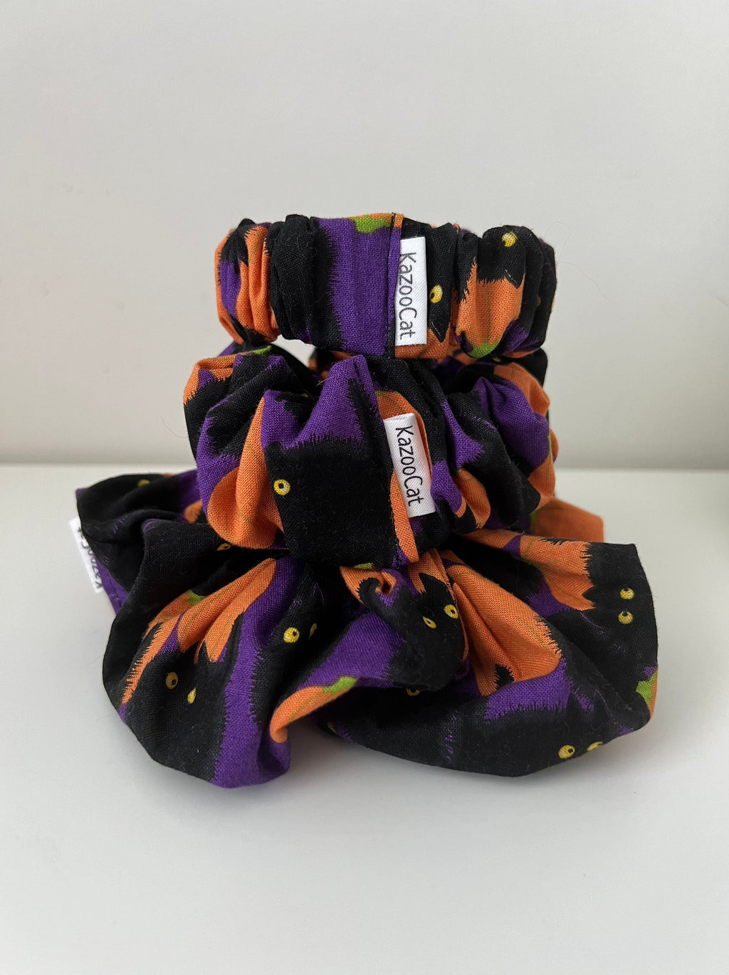 Pumpkin Patch Cats Scrunchie