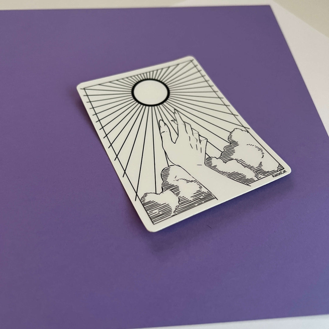 Reaching Sticker – KazooCat