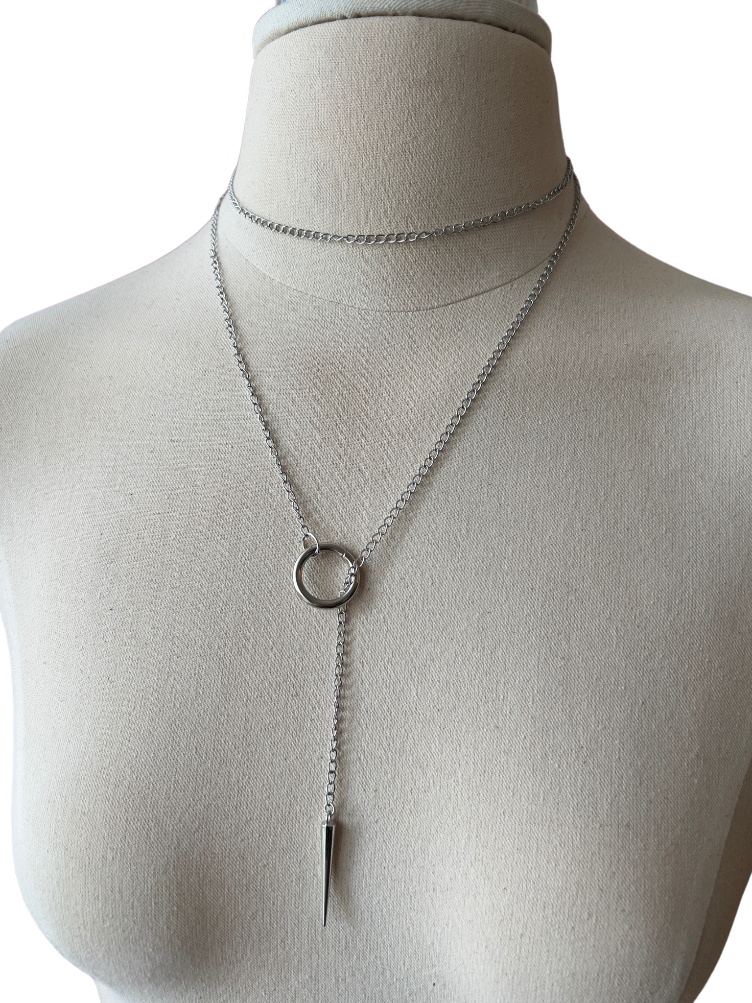 Spike Lariat Necklace