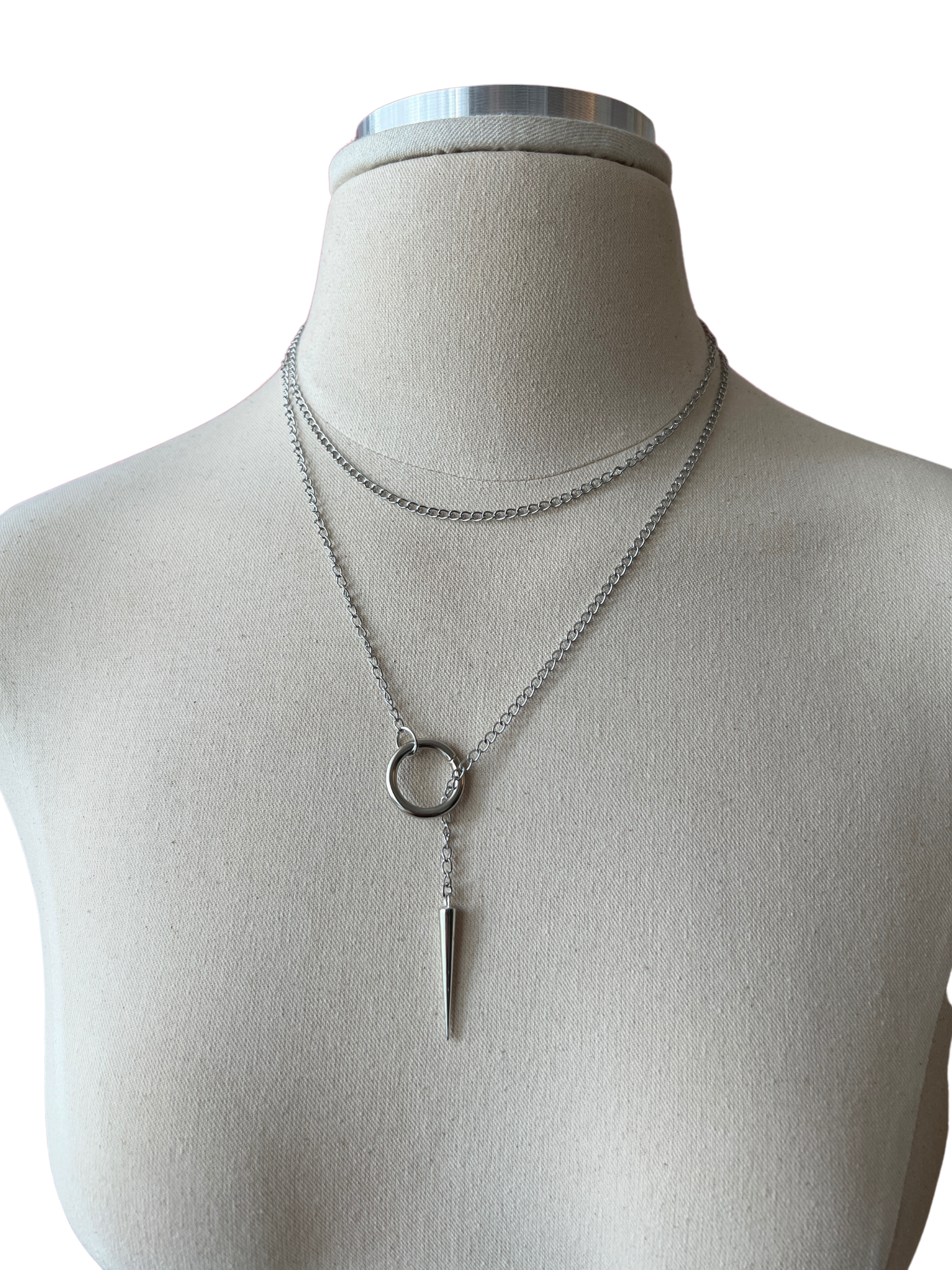 Spike Lariat Necklace