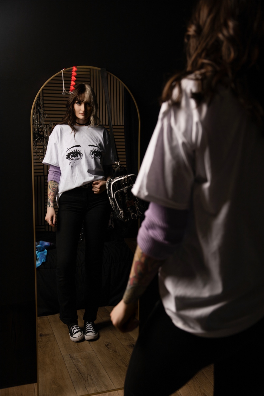 Sad Girl Eyes T-Shirt (Made to Order)