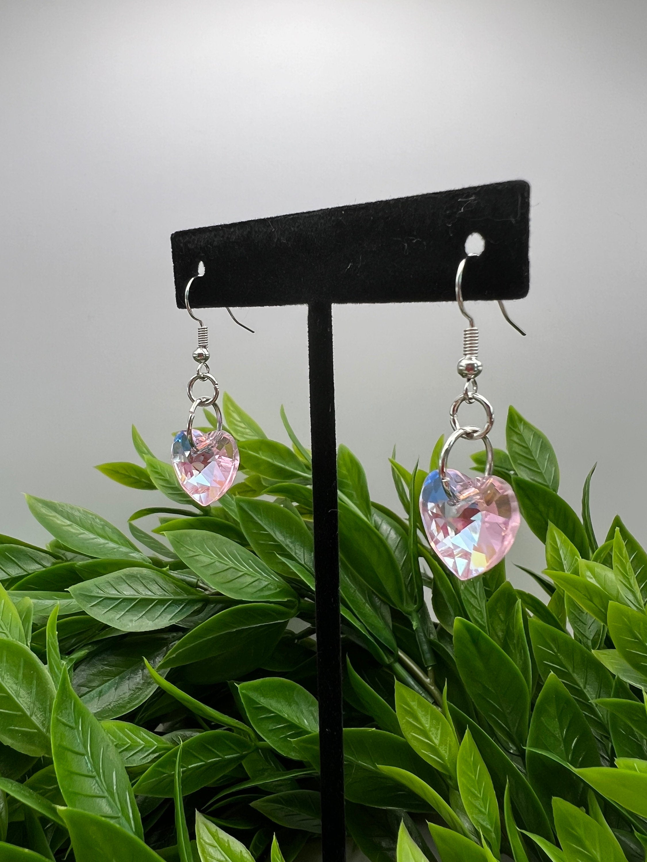 Heart Gem Earrings