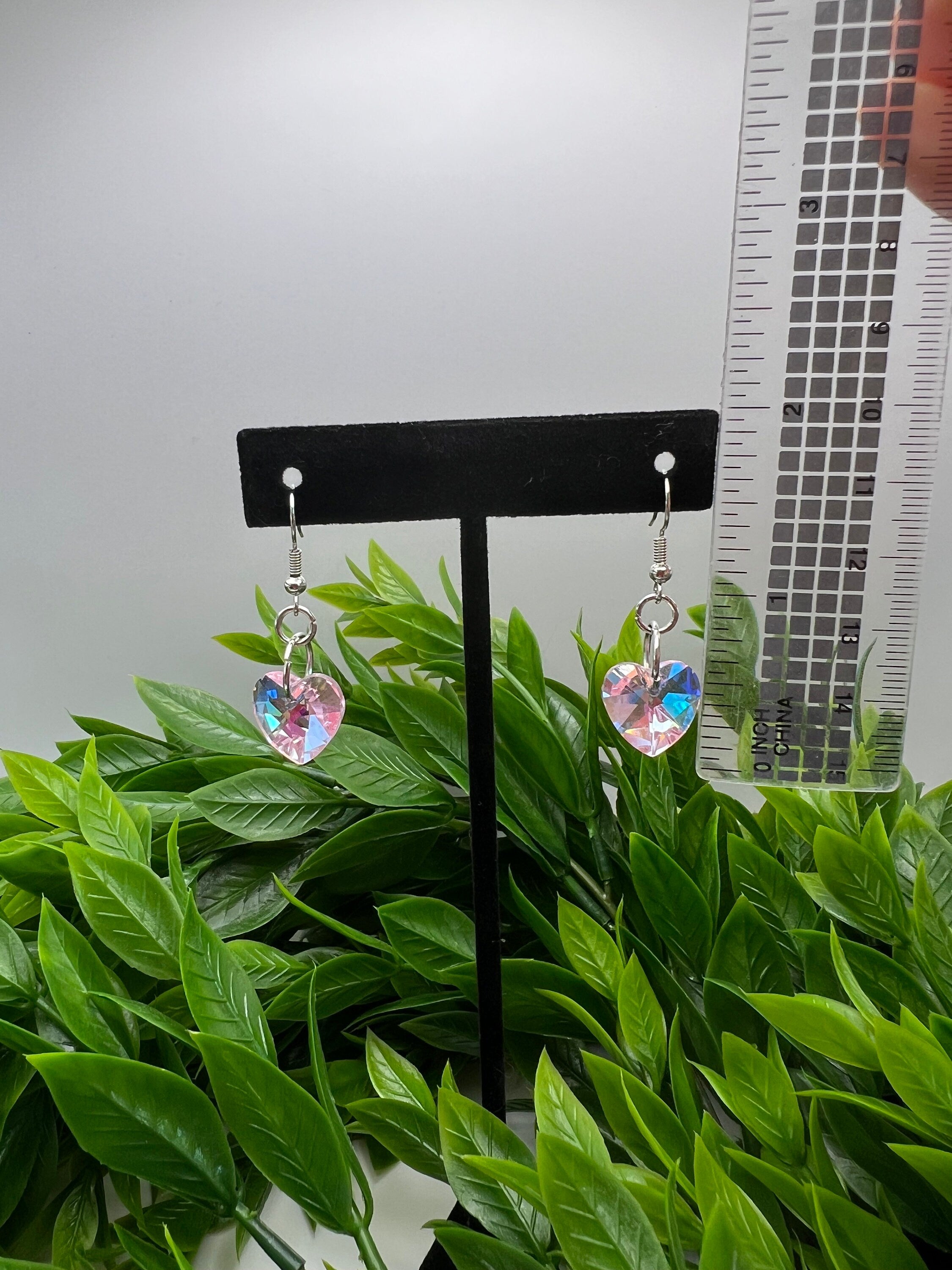 Heart Gem Earrings