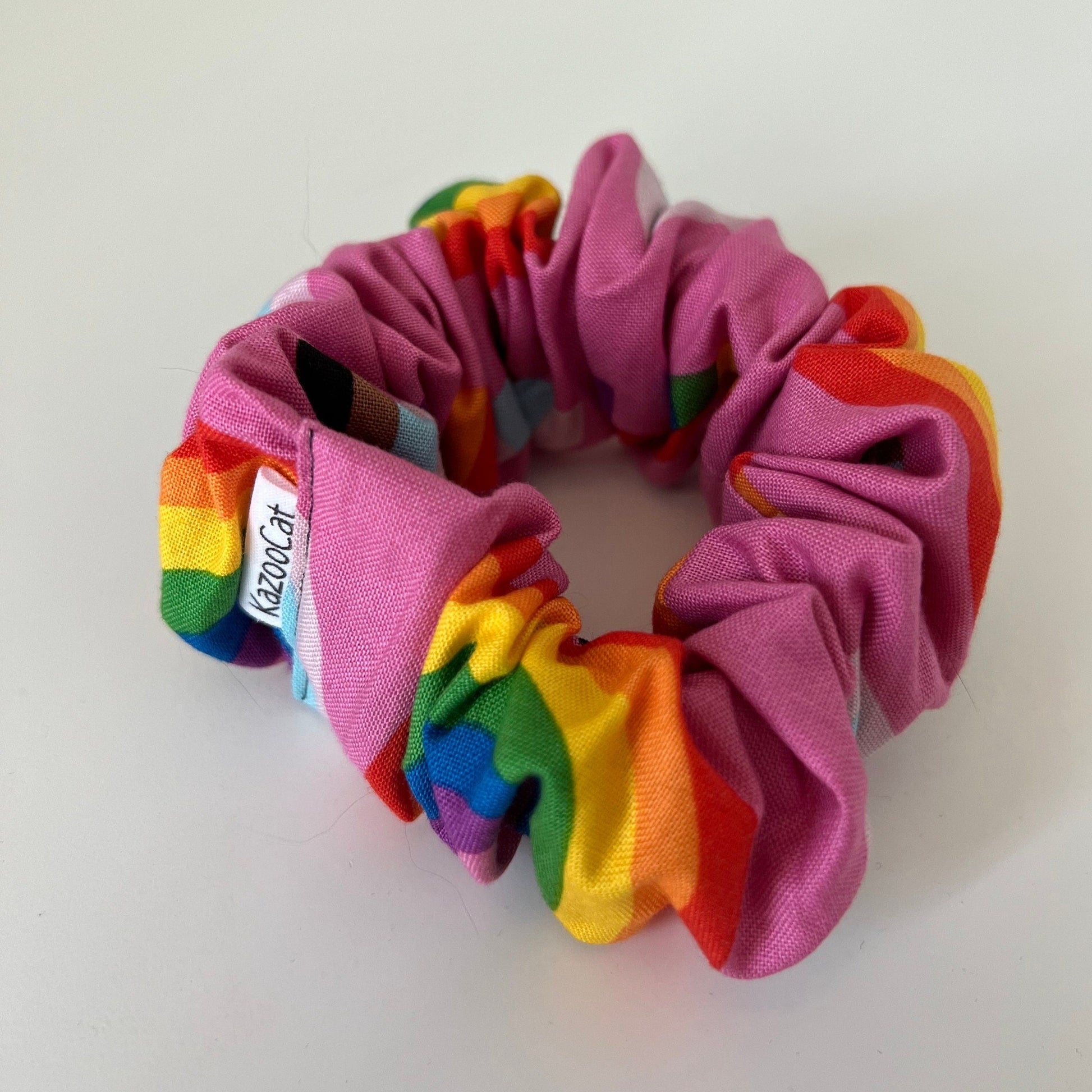 Double Rainbow Scrunchie