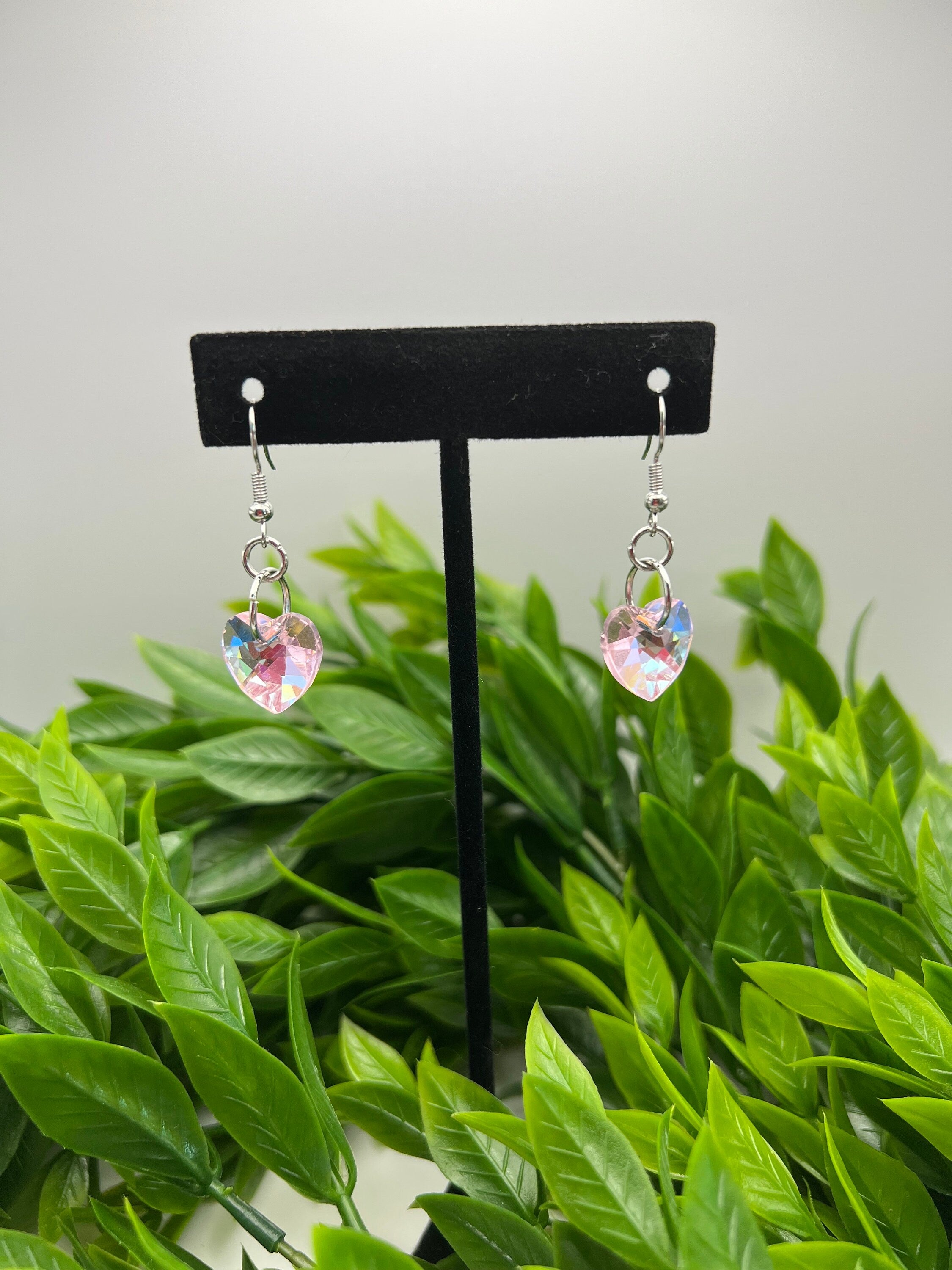 Heart Gem Earrings