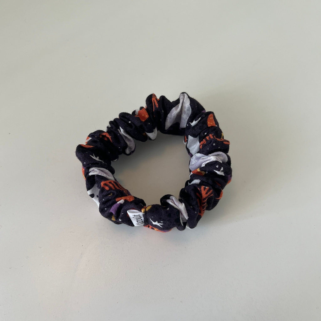 Happy Ghosts And Pumpkins Scrunchie