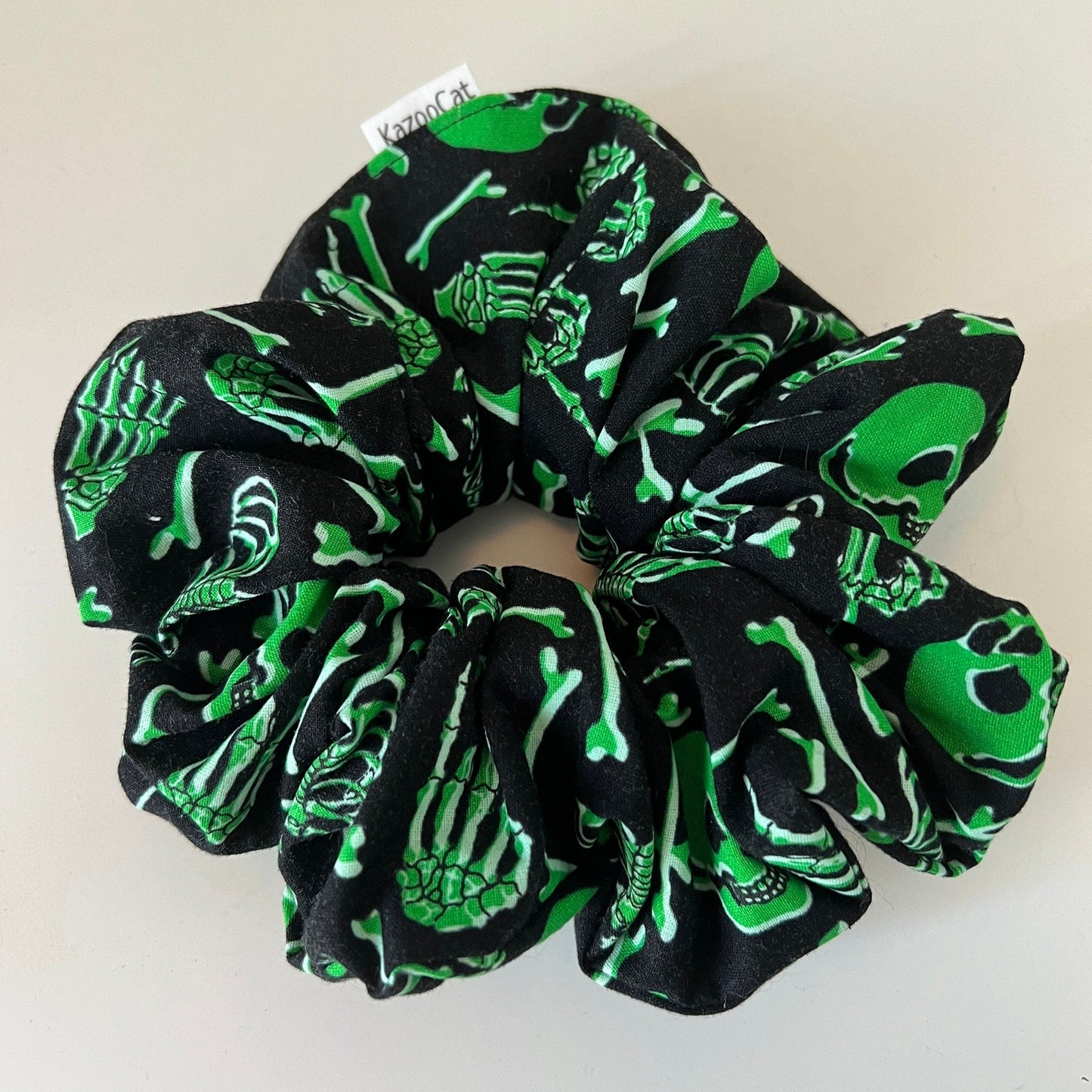 Glow in the Dark Skeletons Scrunchie