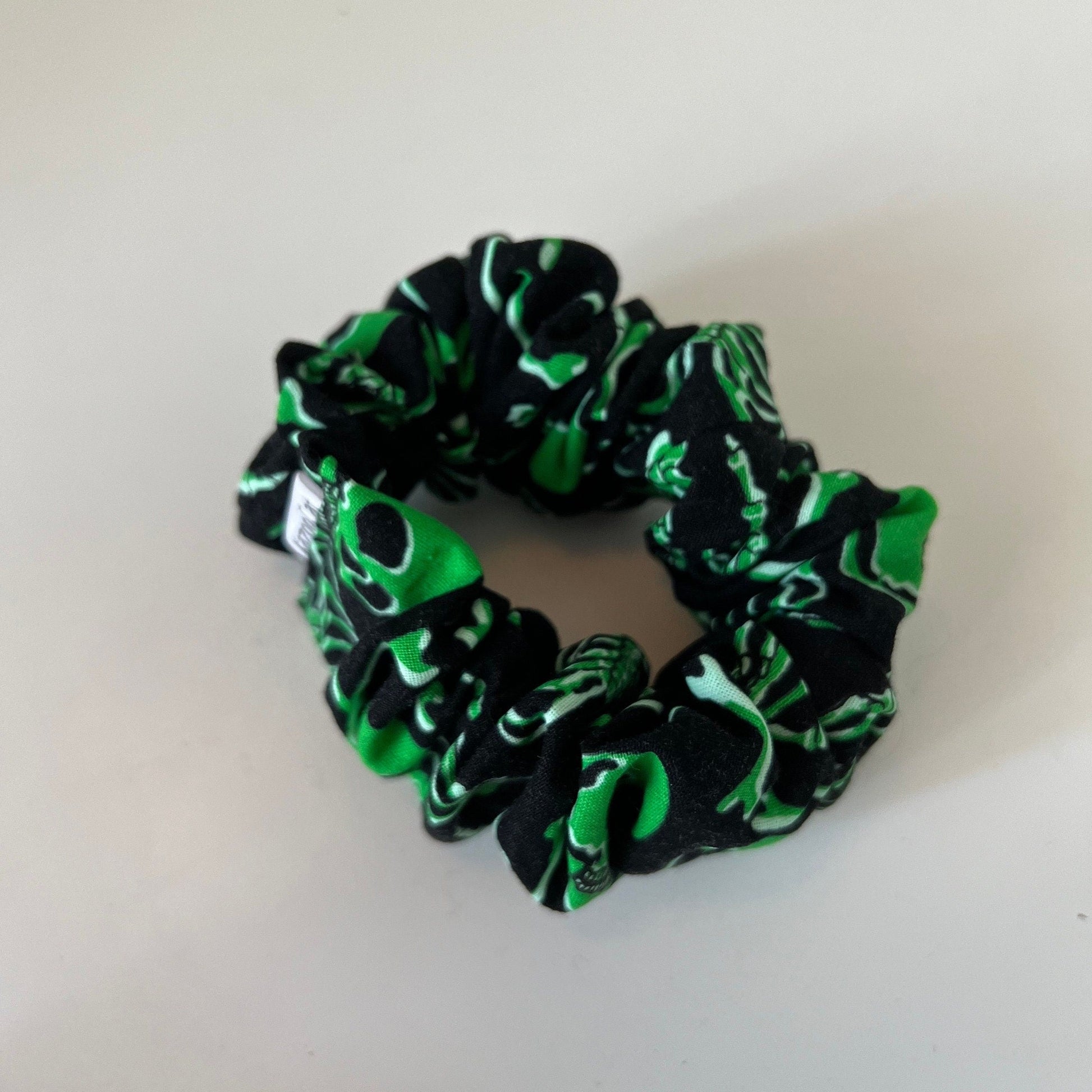 Glow in the Dark Skeletons Scrunchie