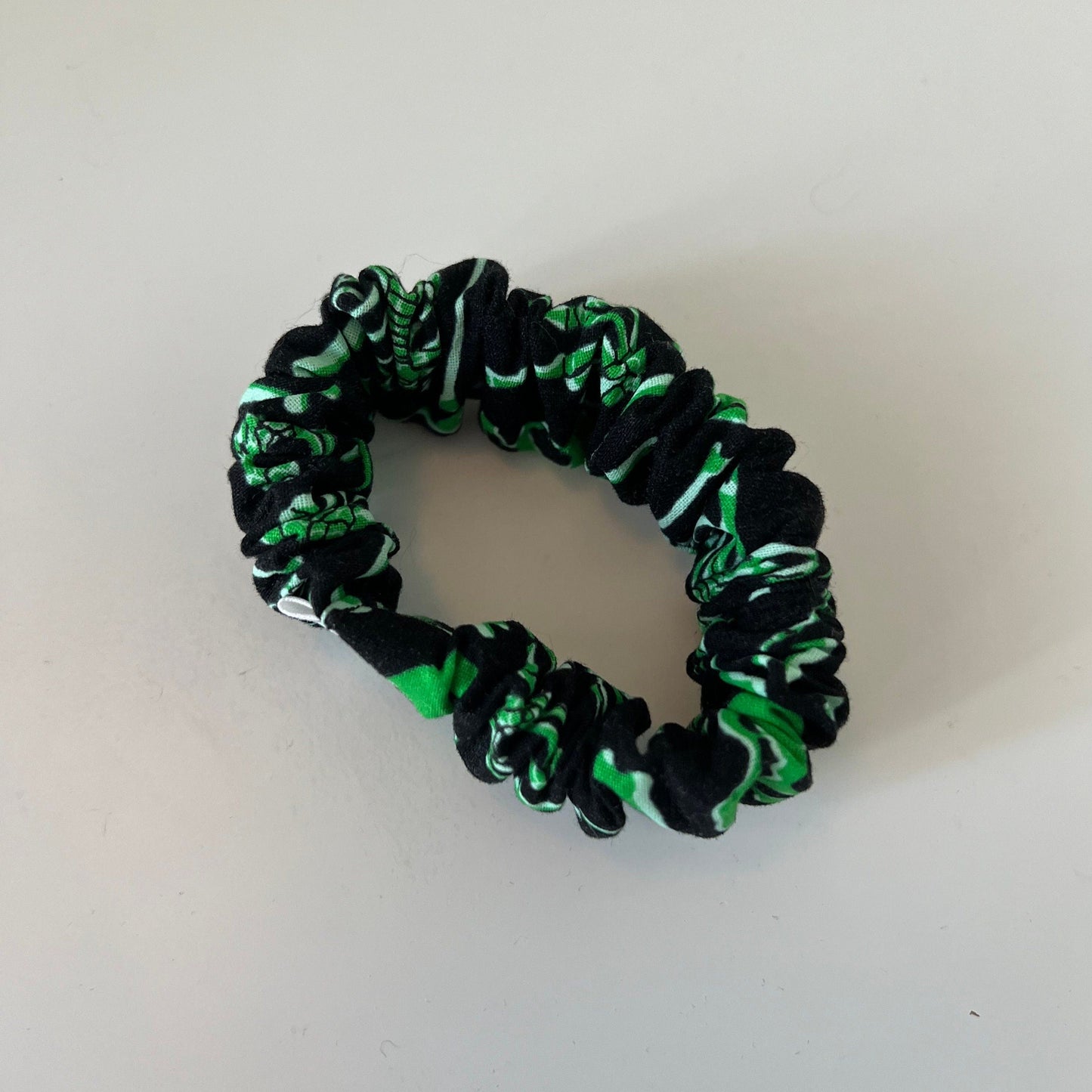 Glow in the Dark Skeletons Scrunchie