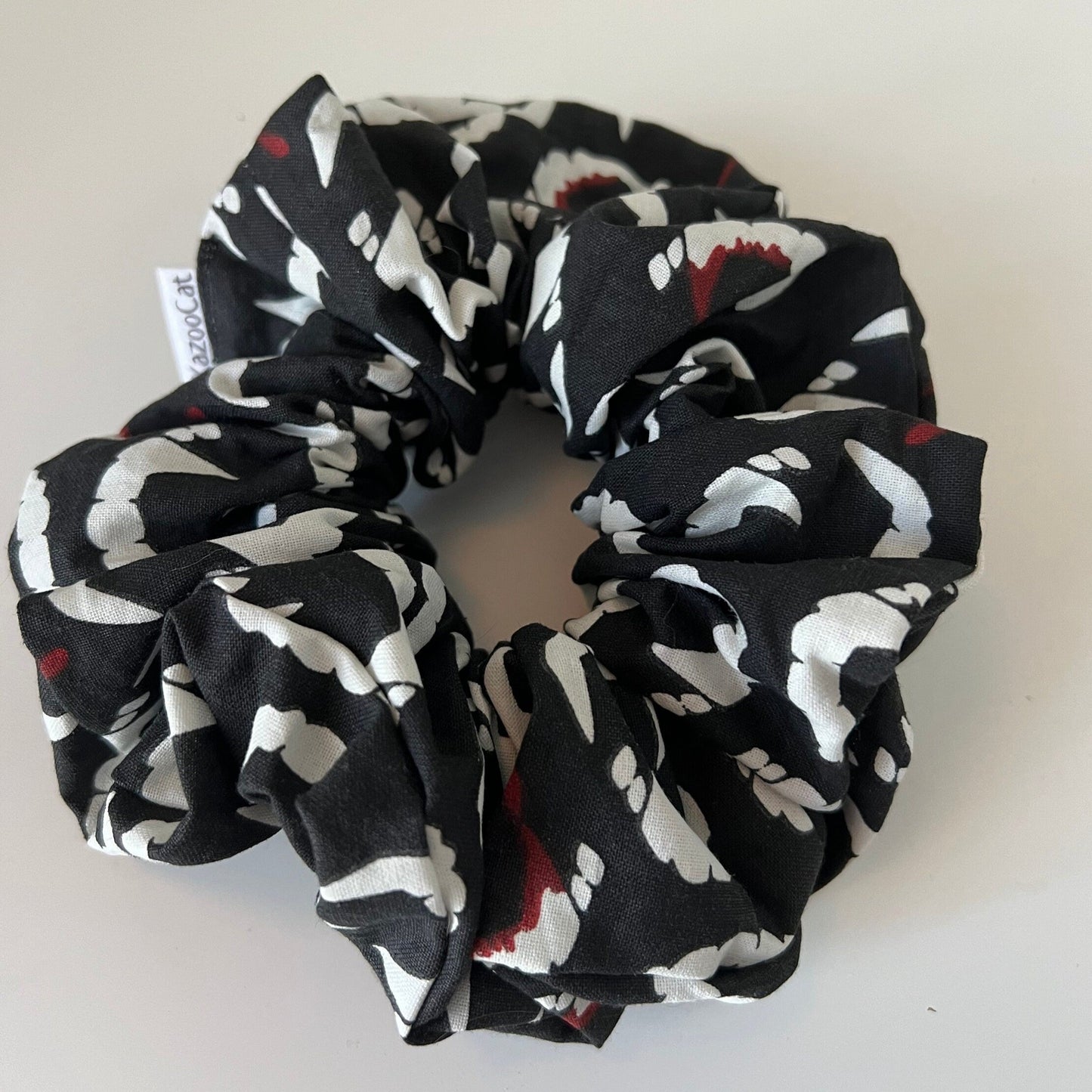 Glow in the Dark Vampire Teeth Scrunchie