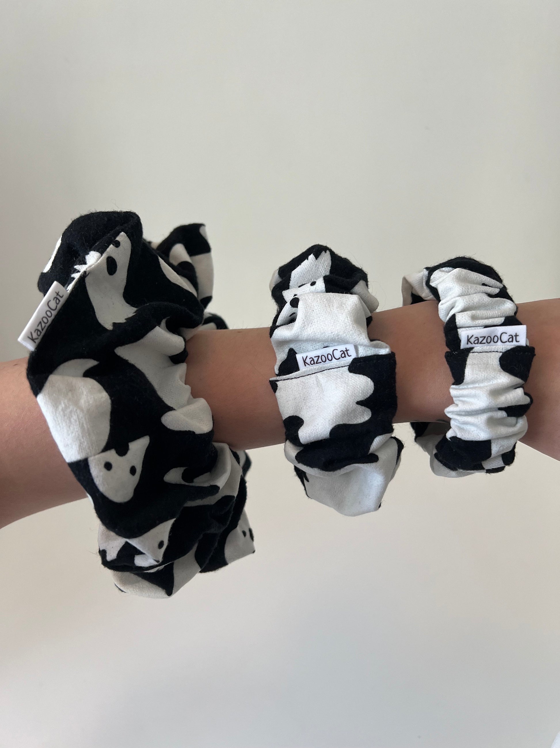Glow in the Dark Ghosts Scrunchie