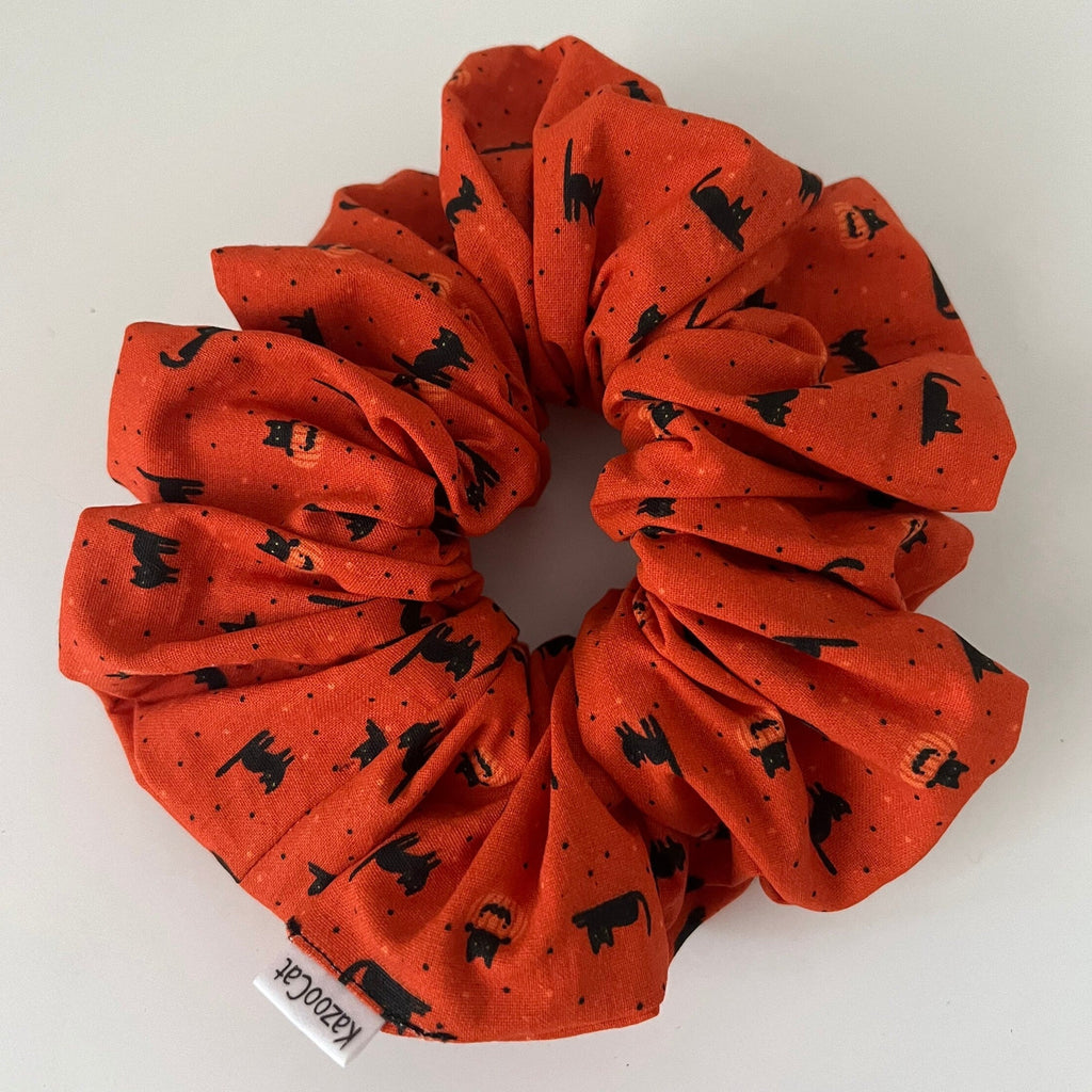 Pumpkin Kittens Scrunchie