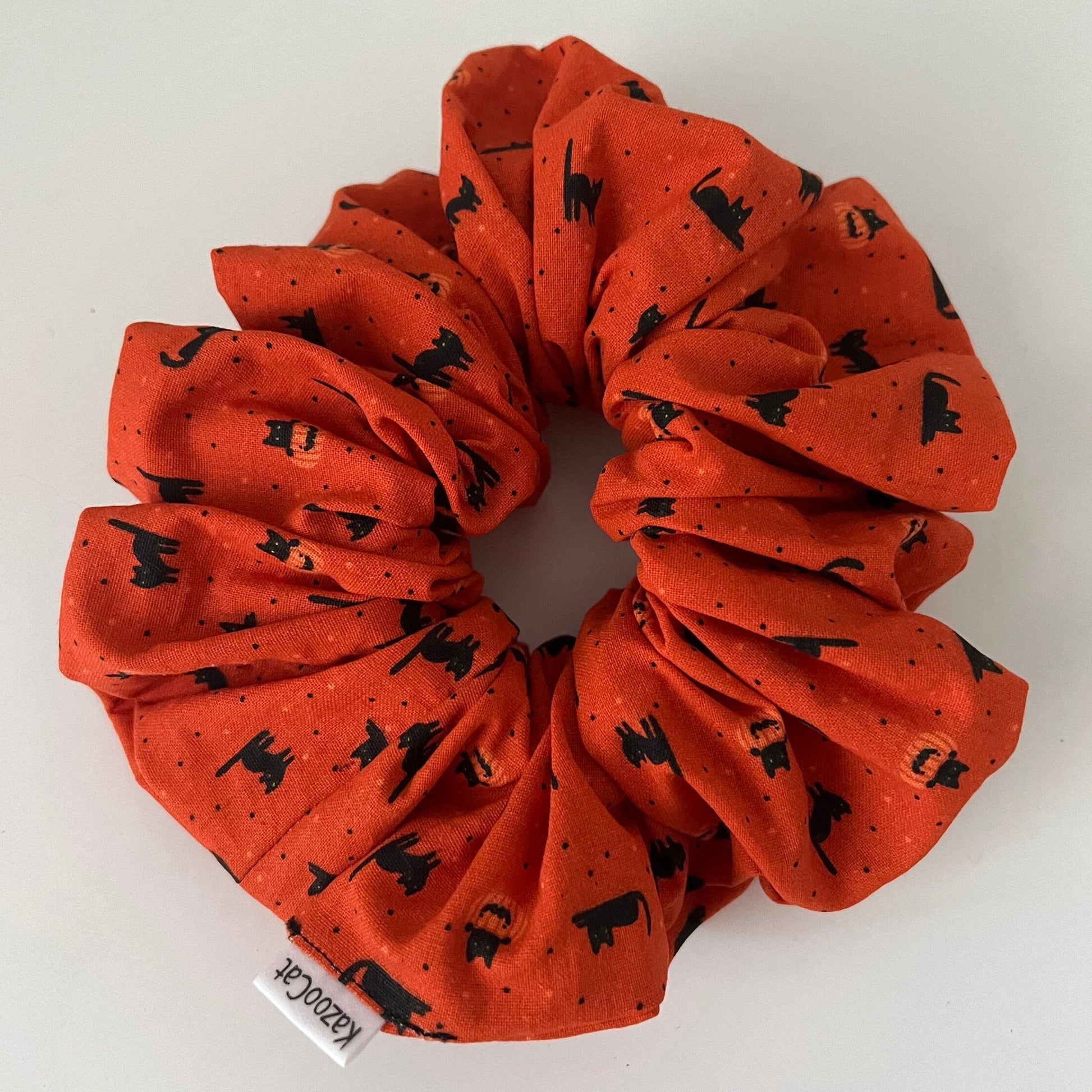Pumpkin Kittens Scrunchie