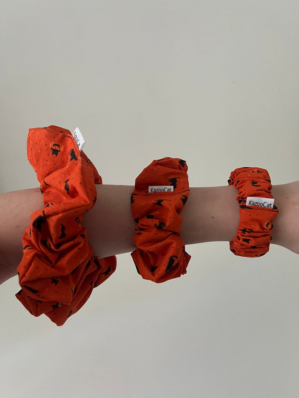 Pumpkin Kittens Scrunchie