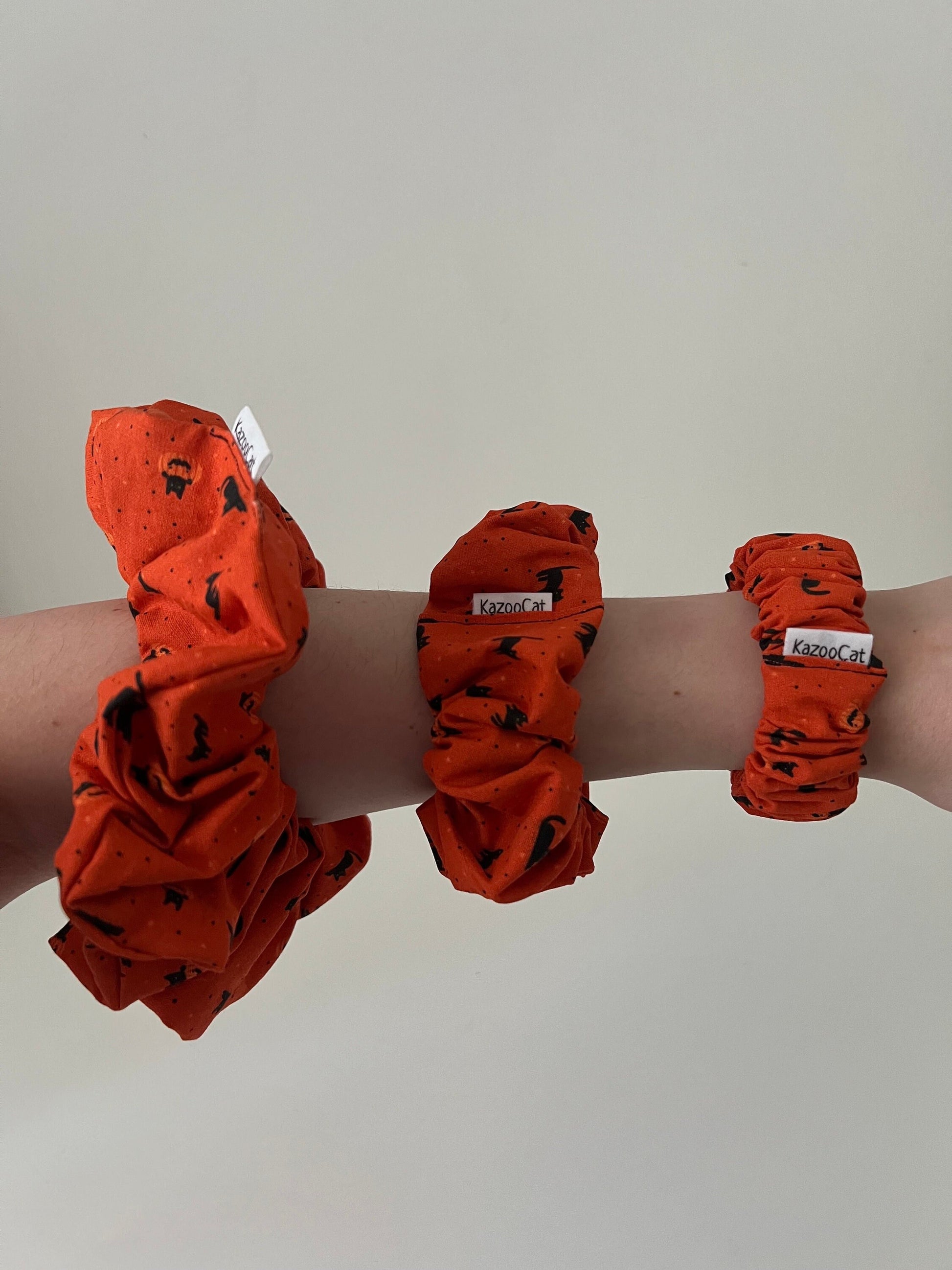 Pumpkin Kittens Scrunchie