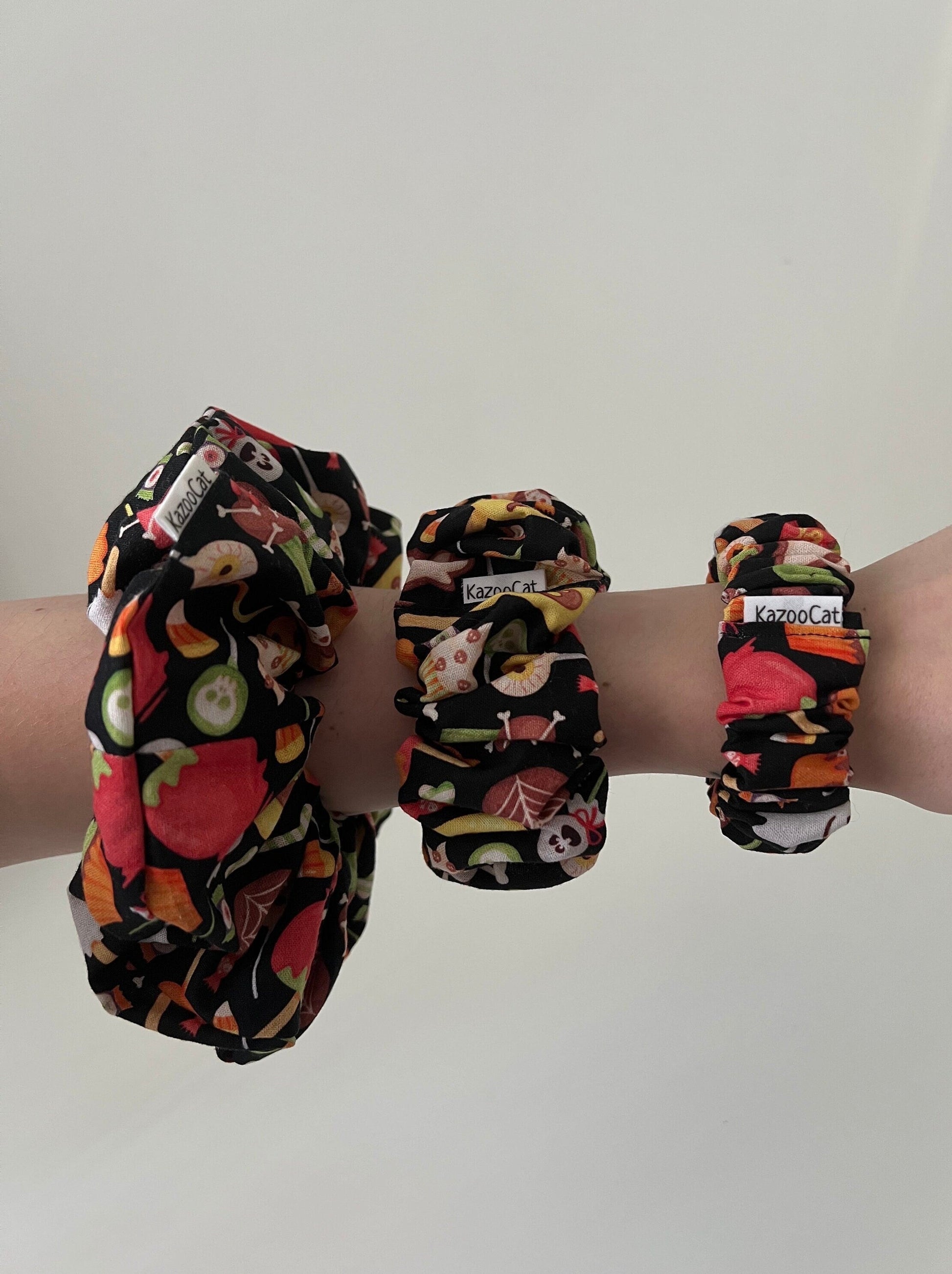 Halloween Candy Scrunchie