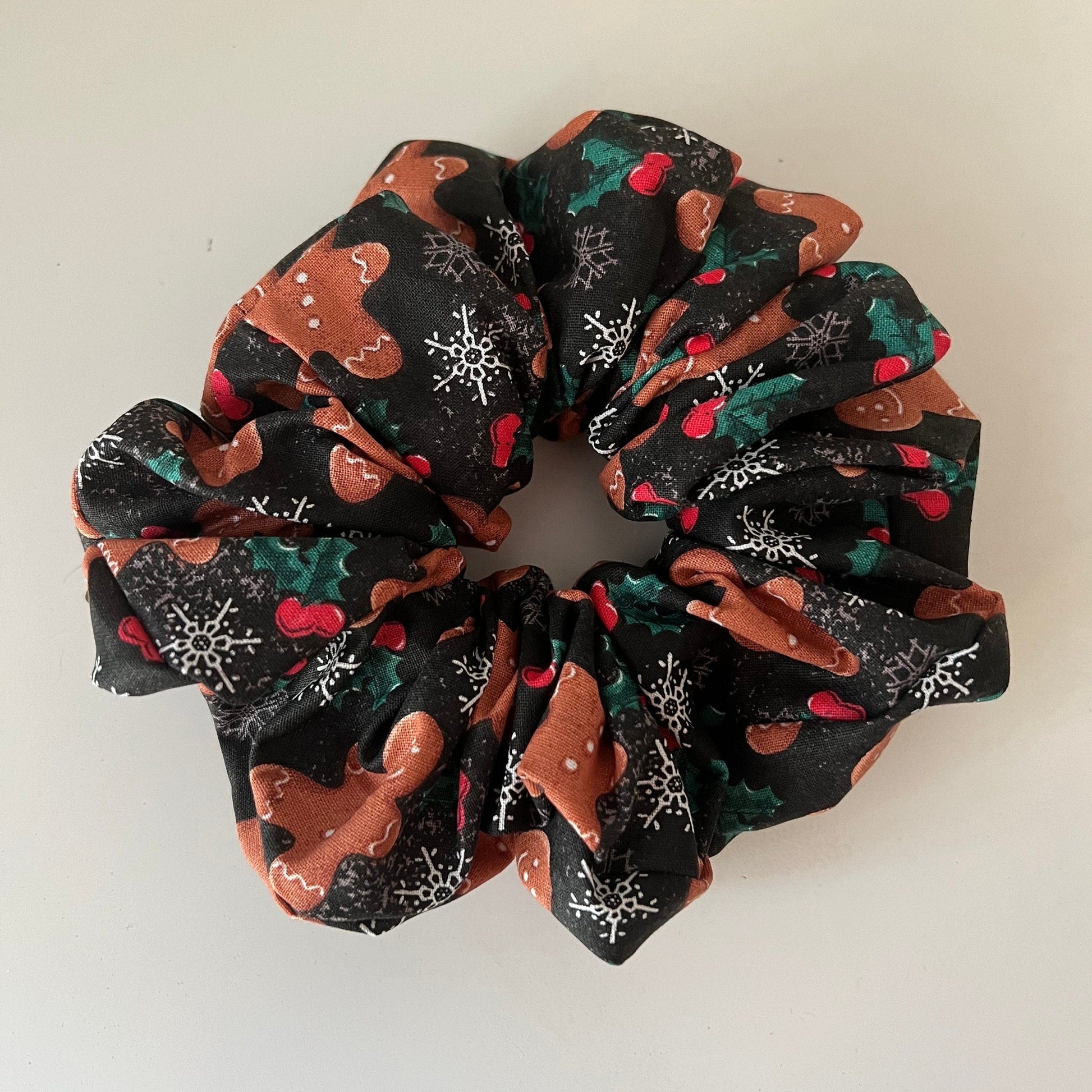 Gingerbread Man Scrunchie