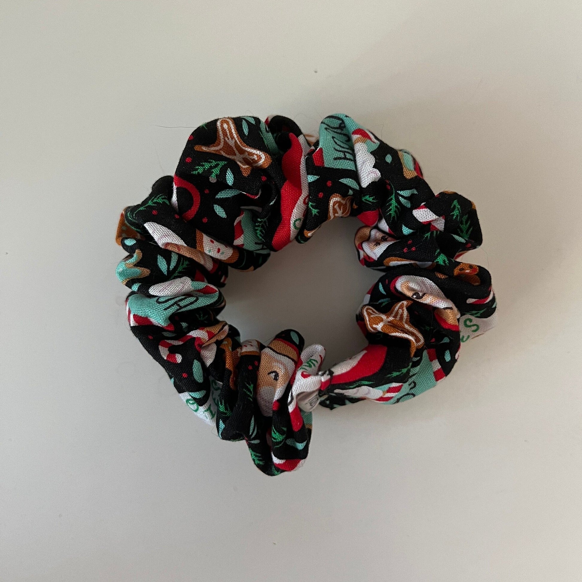 Santa Cookies Scrunchie